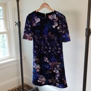 Betsy Johnson Scuba Floral Dress Size 6